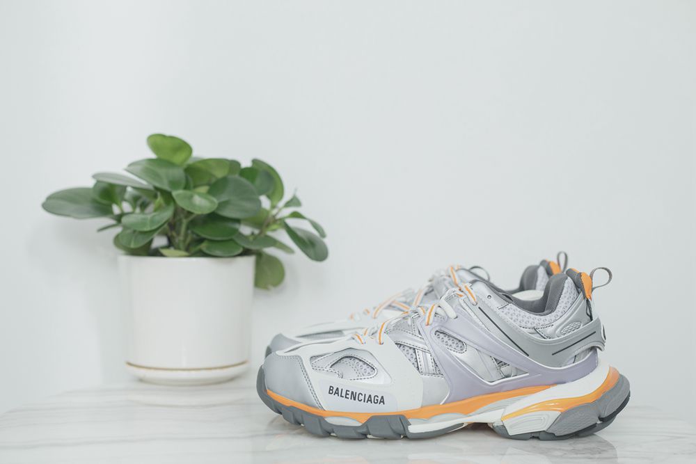 Balenciaga Track Sneaker 'Silver Grey Orange'