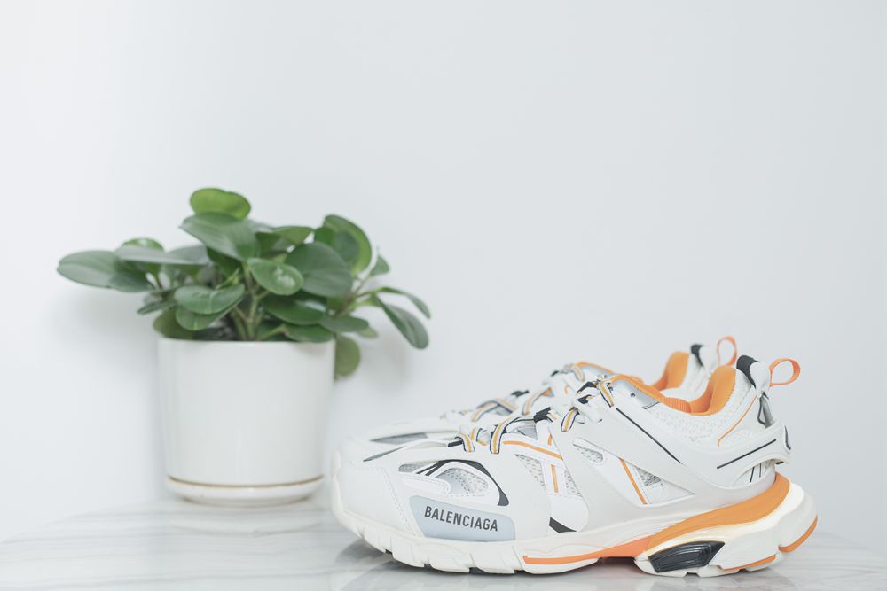 Balenciaga Track LED Trainer 'White Orange'