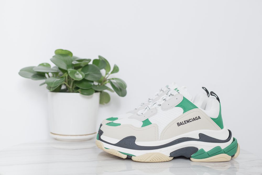 Balenciaga Triple S Sneaker 'White Green'