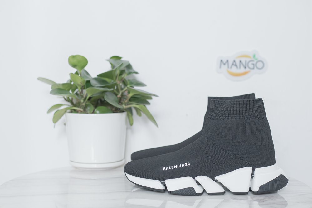 Balenciaga Wmns Speed 2.0 Sneaker 'Black White'